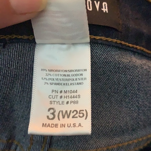 FASHION Nova Dark Wash Power Moves High-Rise Skinny Jeans Size 3 -W 25 - Picture 13 of 15